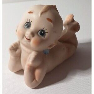 LEFTON Japan Porcelain Ceramic Kewpie Bisque Marked Figurines Mid-century
